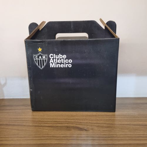 Jogo 2 copos de vidro Atlético 350ml - Produto Licenciado