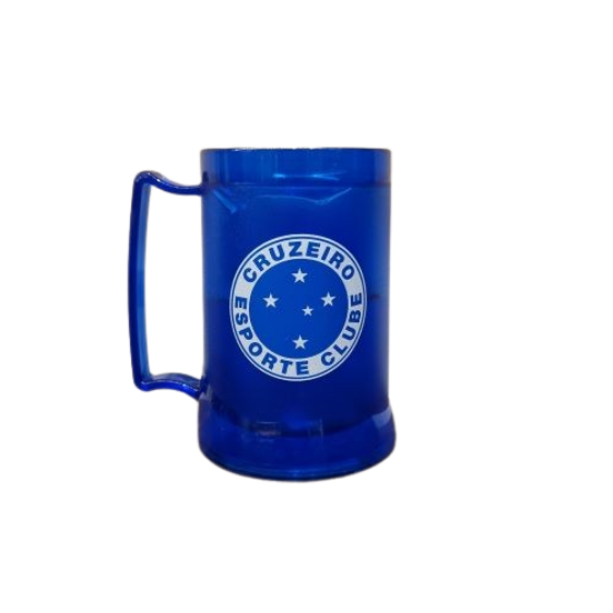 Caneca Gel PC Azul - Cruzeiro Esporte Clube - Produto Licenciado