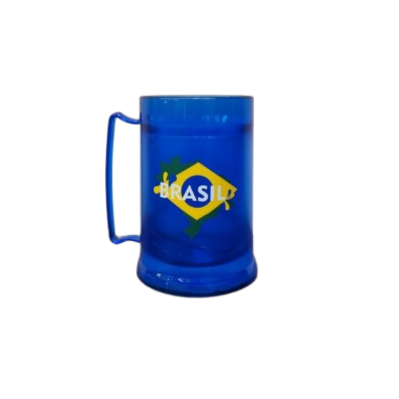 Caneca Gel Azul Brasil - 300ml