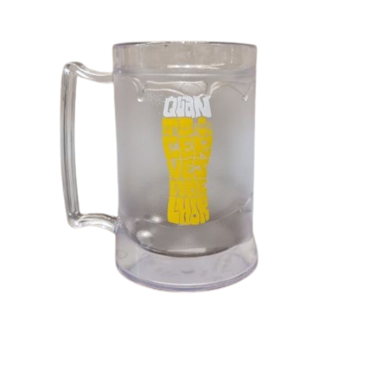 Caneca Gel Incolor - Mais Cerveja 400ml