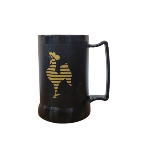 Caneca Gel - Preta - Escudo/Galo Volpi - Produto Licenciado