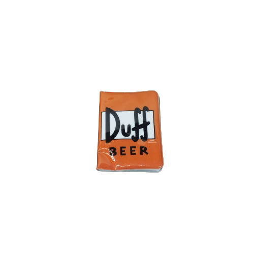 Kit viagem Duff Beer - Capa passaporte e Tag de Mala