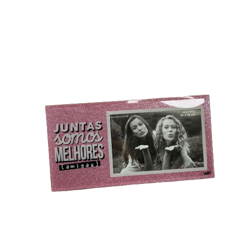 Porta retrato amigas com brilho