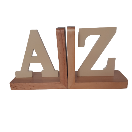 Aparador de livro AZ Areia