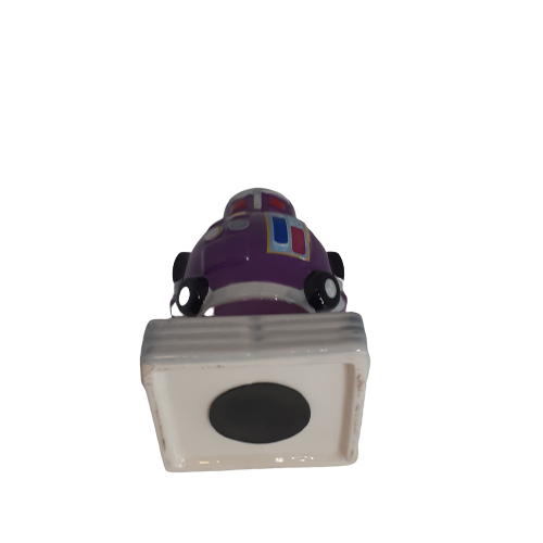 Cofre Cerâmica Robot roxo