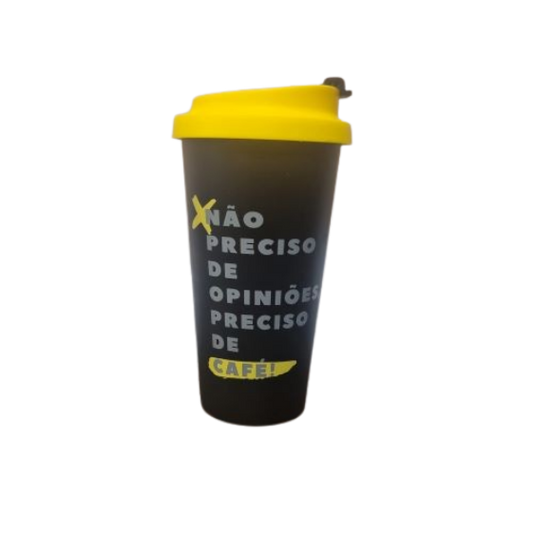 Copo Viagem Urbano Preciso de Café