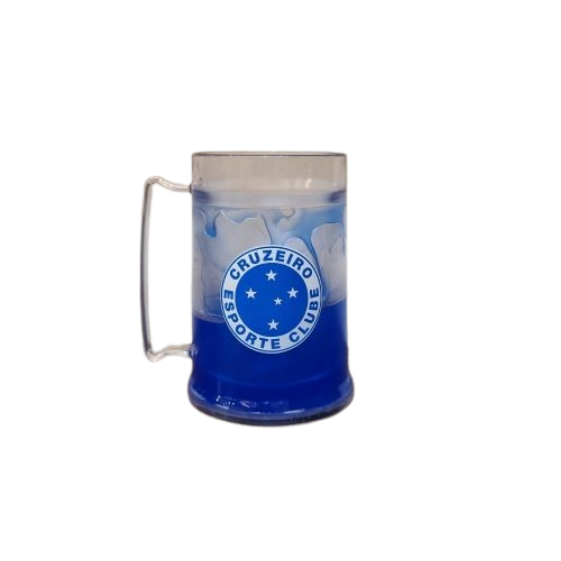 Mini Caneca Gel Azul - Cruzeiro Esporte Clube - Produto Licenciado