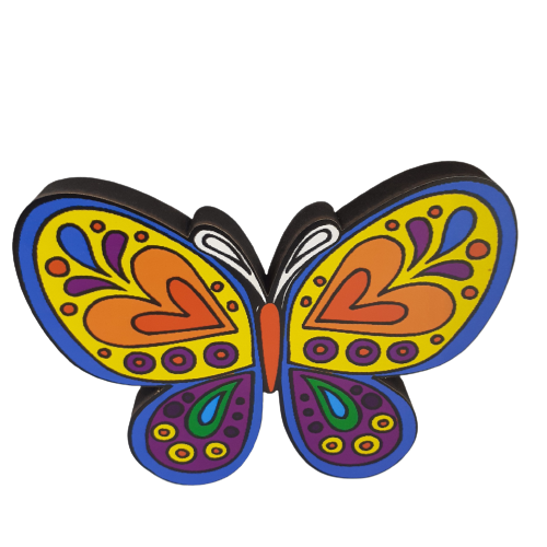 Borboleta amarela Amor